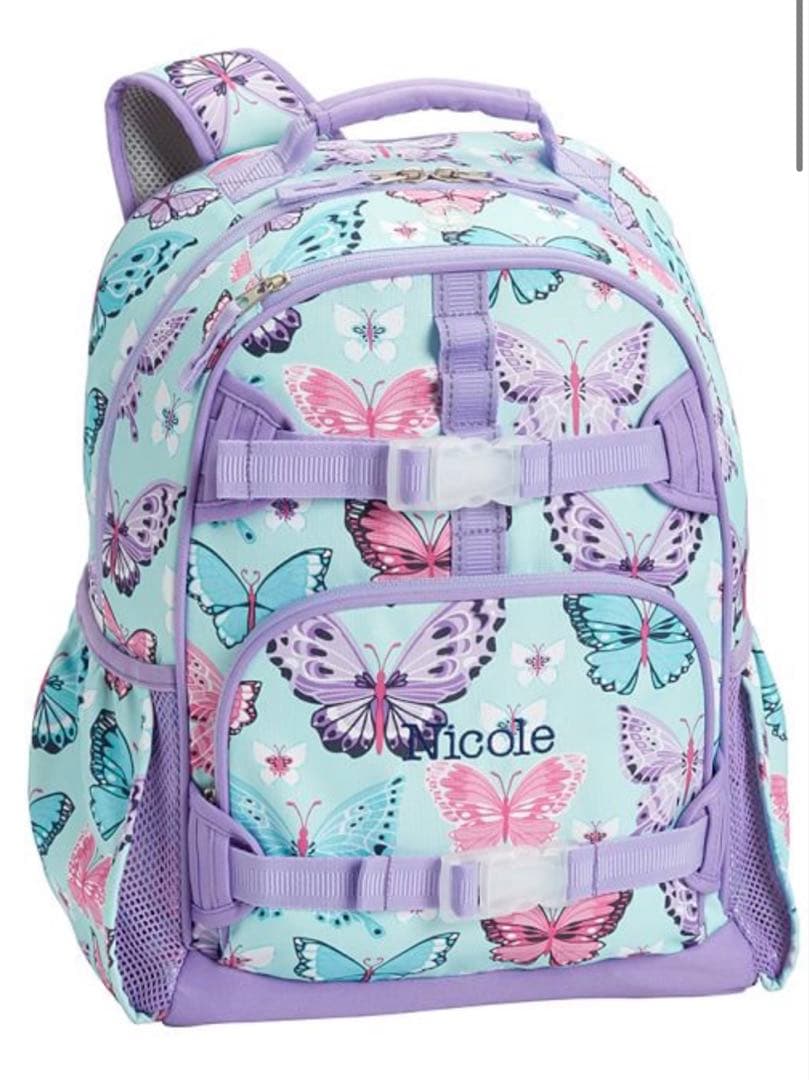 【新品】Pottery Barn リュック butterfly ラベンダー