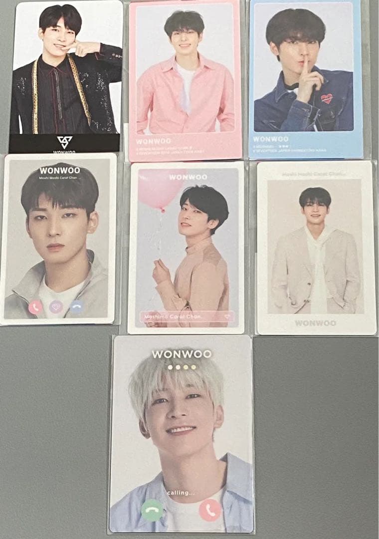 SEVENTEEN セブチ ウォヌ トレカセット もしもしカードセット