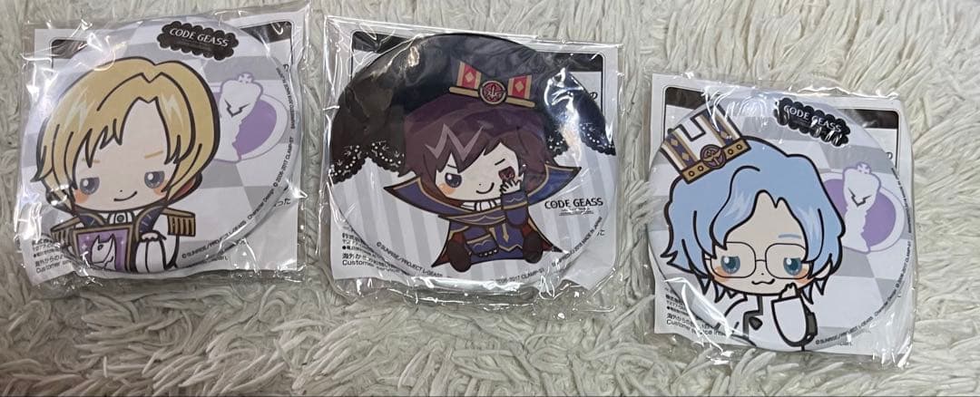 コードギアス セガ限定 Sanrio コラボ 缶バッジおまけ付き 3個セット