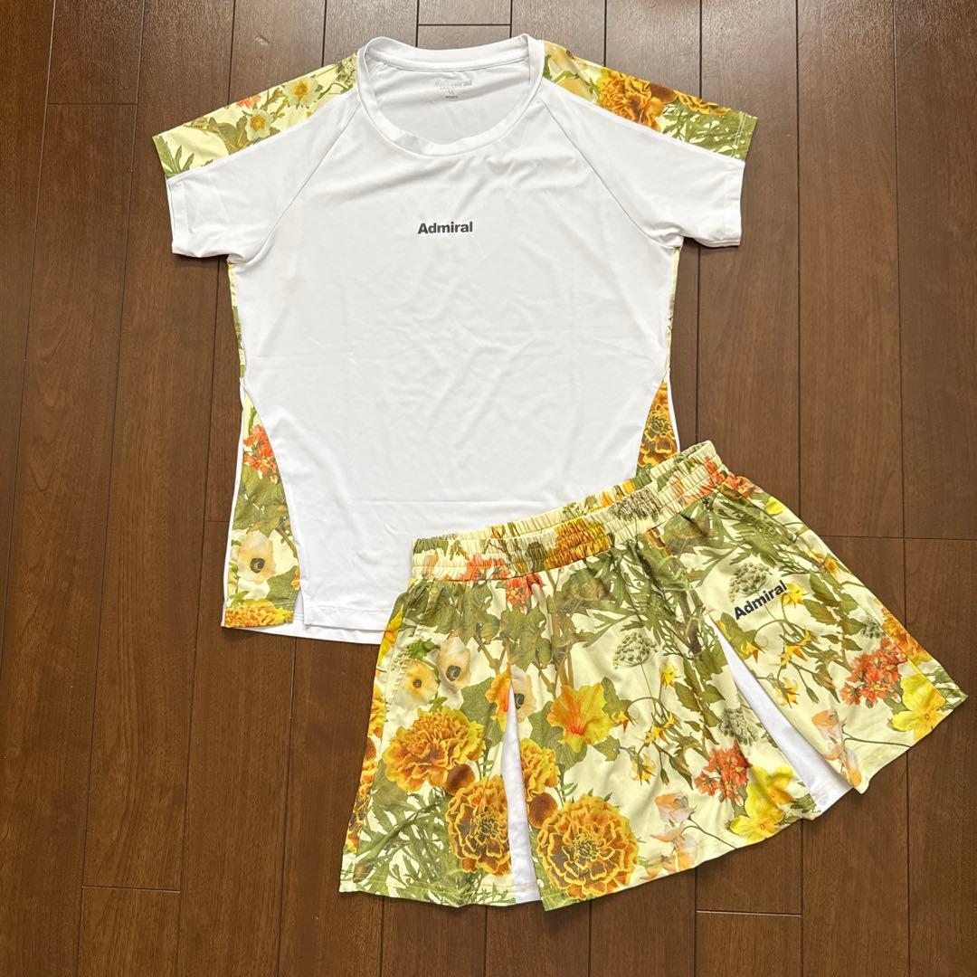 アドミラルテニスウェア 本日はテニスコーデ🎾 Admiralさんのウェアを着用させていただきました