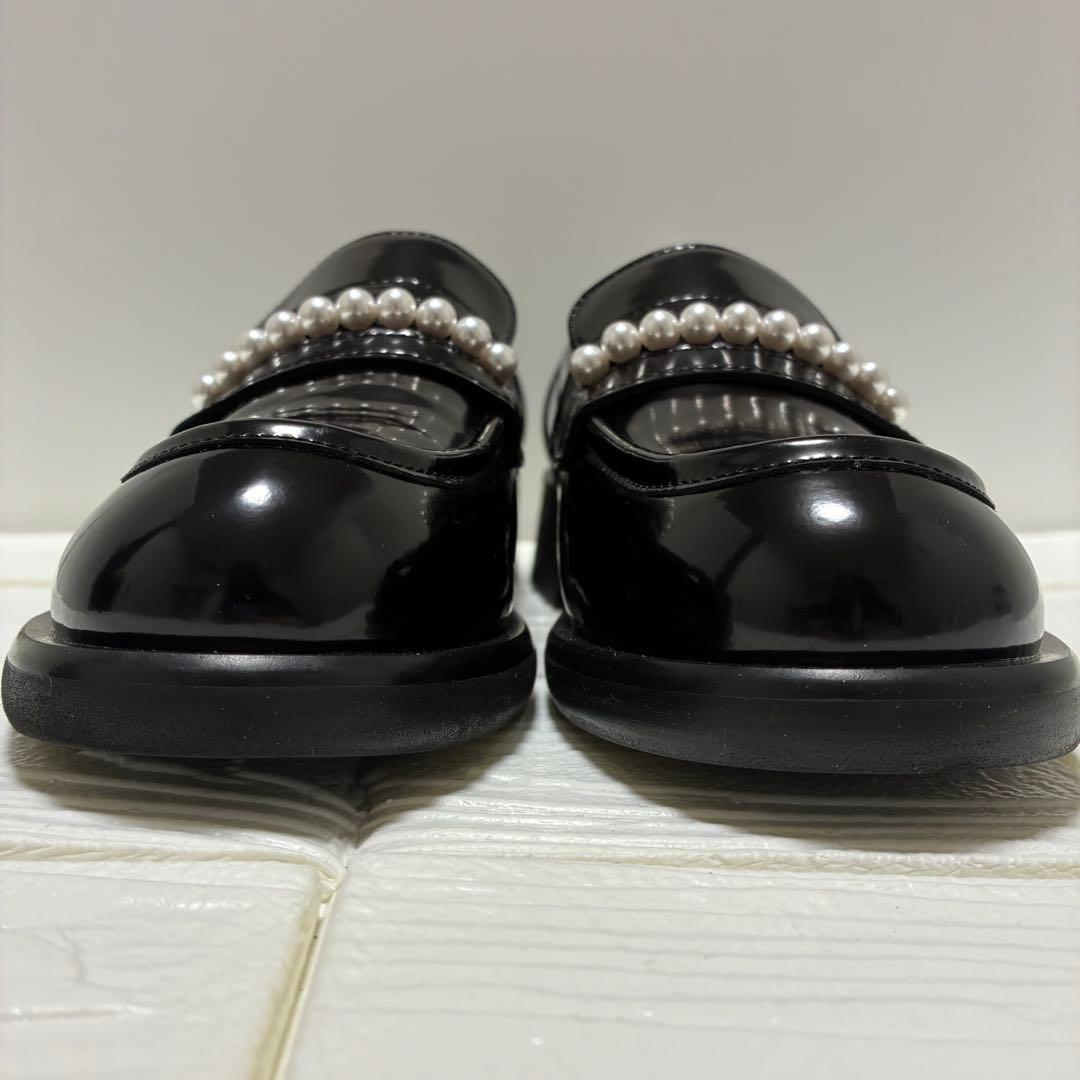 ☆未使用級☆STACCATO ミニマルパールローファー