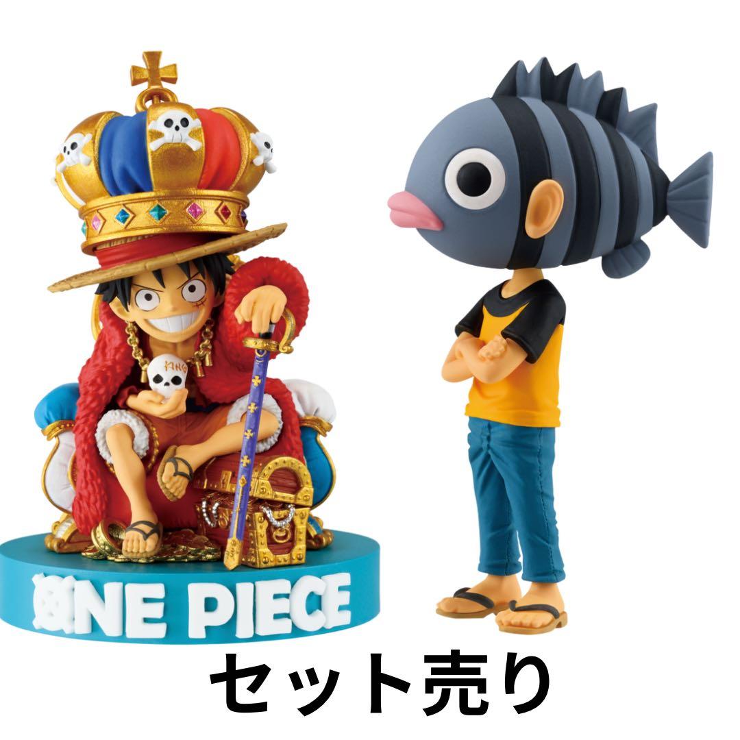 ワーコレ　尾田栄一郎&ルフィセット　ベースショップ限定品　シークレットサンジ付き