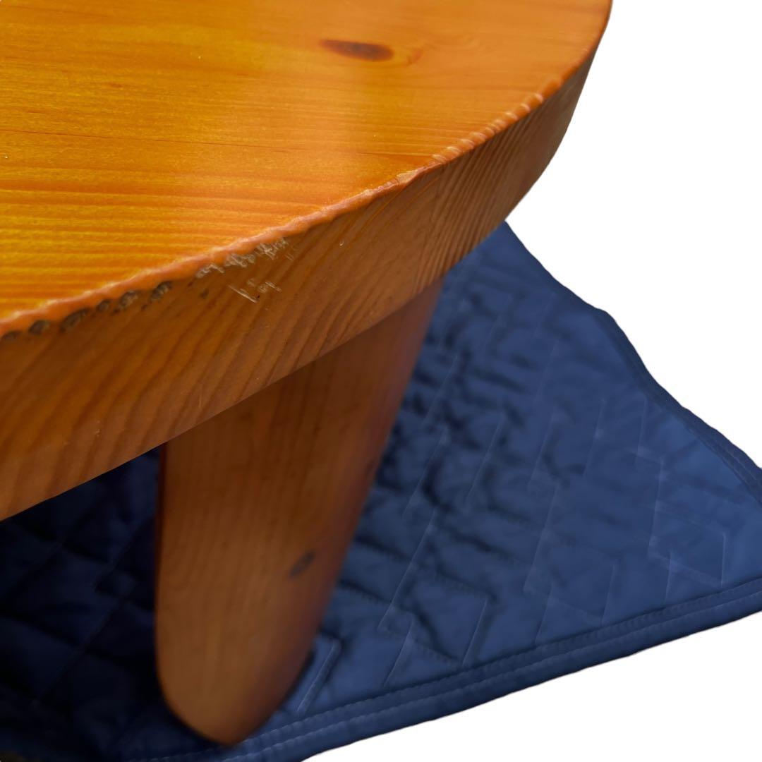 廃盤 ニトリ スコッチ100 円卓 折りたたみ ちゃぶ台 ローテーブル 天然