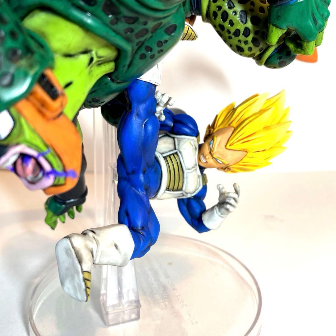 一番くじ ドラゴンボール C賞 ベジータVSセル フィギュア - メルカリ