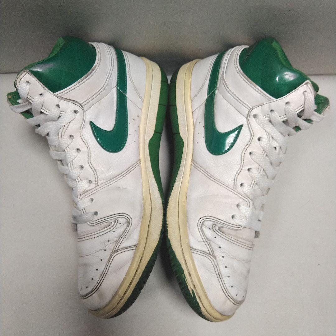 NIKEナイキ2008年COURT FORCE HIコートフォースハイ白緑24㎝ - メルカリ