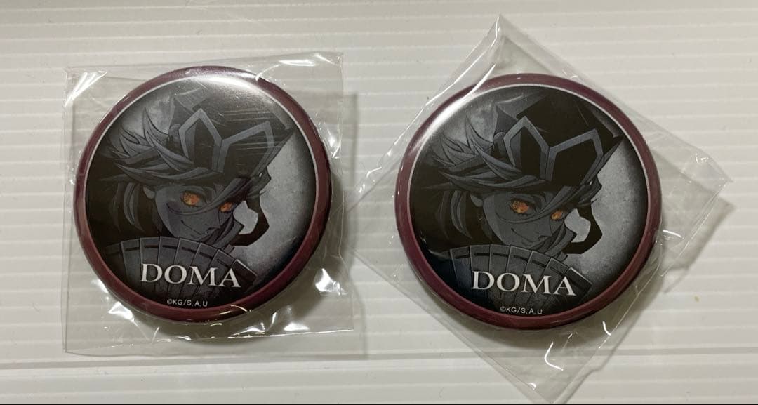 鬼滅の刃 童磨 DINING 無限城編 ティザー ダイニング 缶バッジ　2点