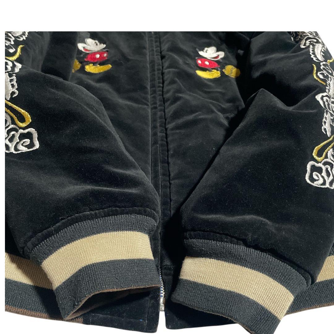 廃盤品レア☆ミッキー刺繍 デスバレー×Disney スカジャン リバーシブル
