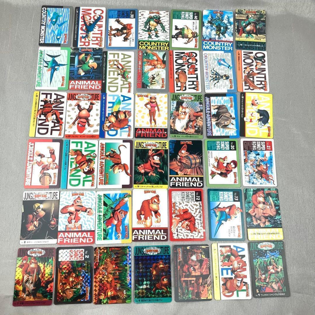 フルコンプ スーパードンキーコング カードダス パート1 全42種 箱出し