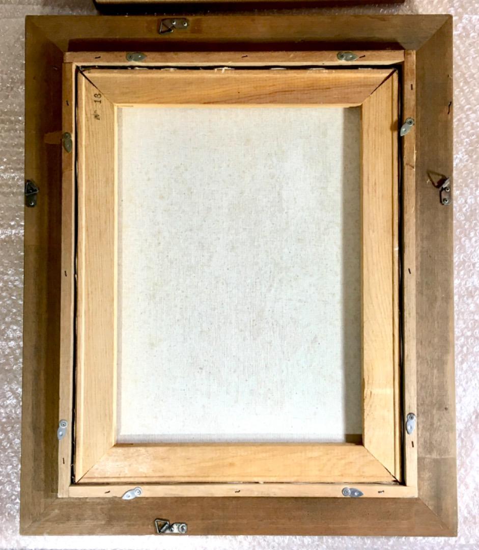 ○【五月みどり】美品 五月みどり 油彩 直筆サイン 歌手 女優 額縦約60cm