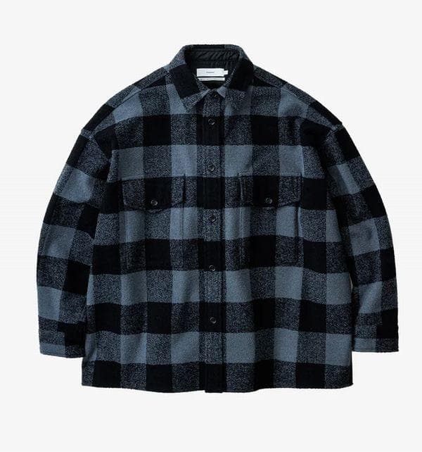 24AW Graphpaper Tri-Spin Loop CPO シャツ