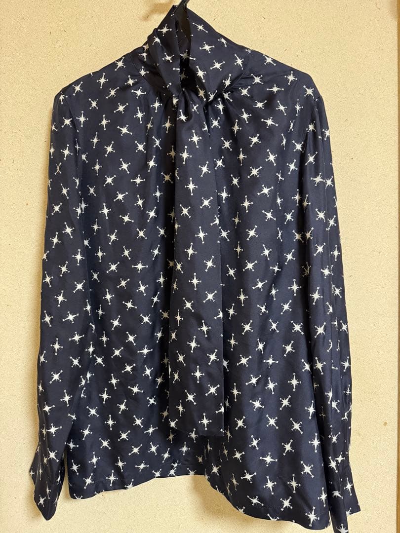 Max Mara ストールブラウス