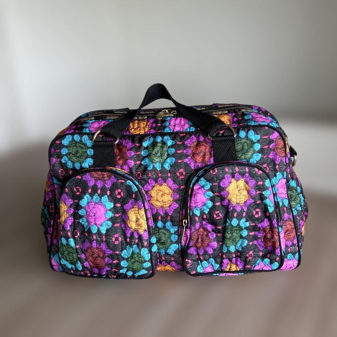 lesportsac花柄ボストンバッグ