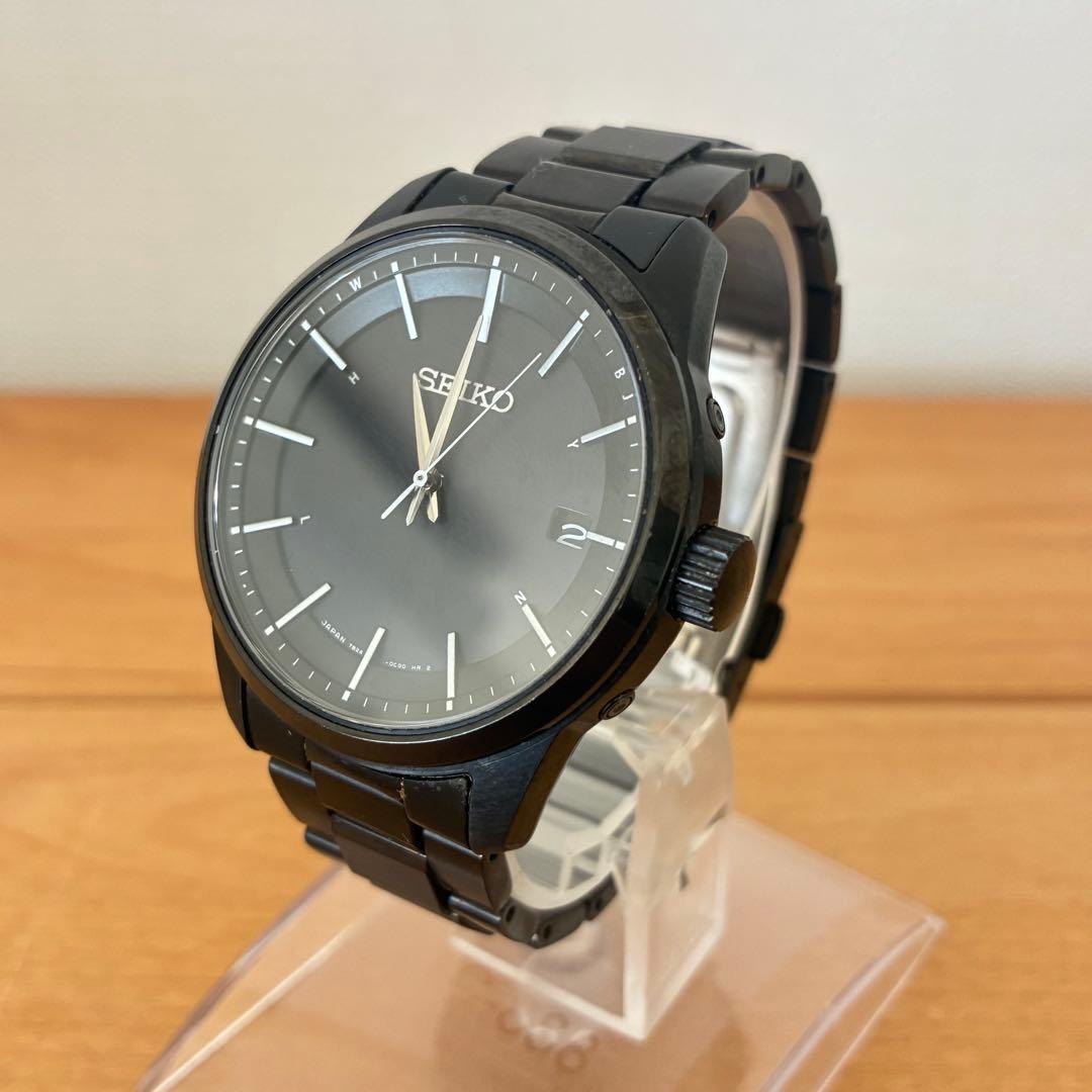 SEIKO セイコー 電波ソーラー ステンレス7B24-0BR0 アナログ 3針