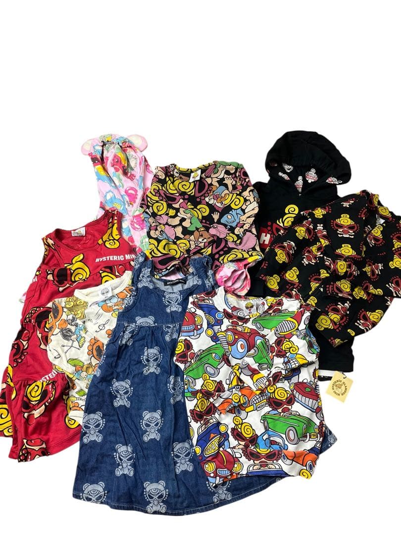 サボテンヒスミニ　8枚セット　80-105 ワンピ　ロンT ロンパース