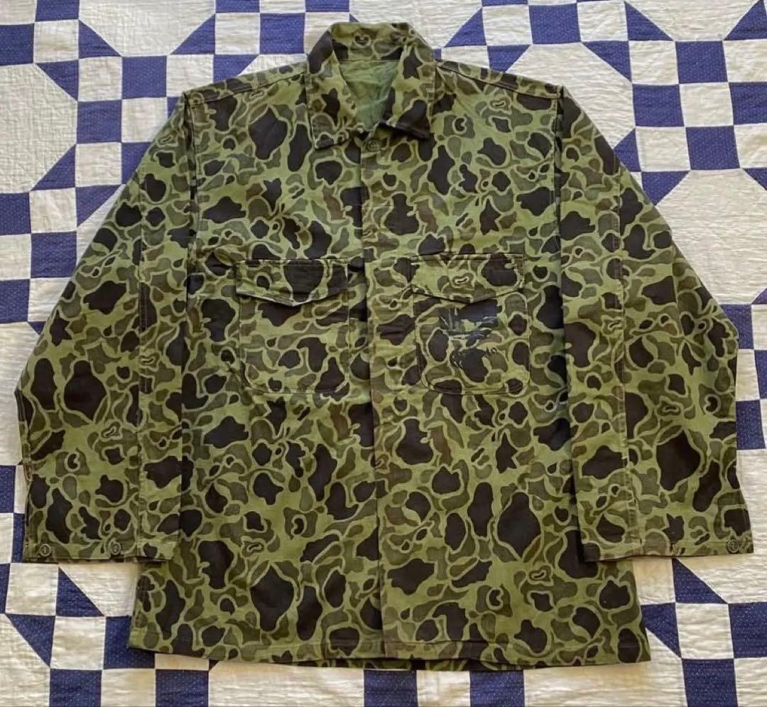 【未使用品】60s ベトナム戦争　hbt rokmc 韓国軍　ダックハンターカモ