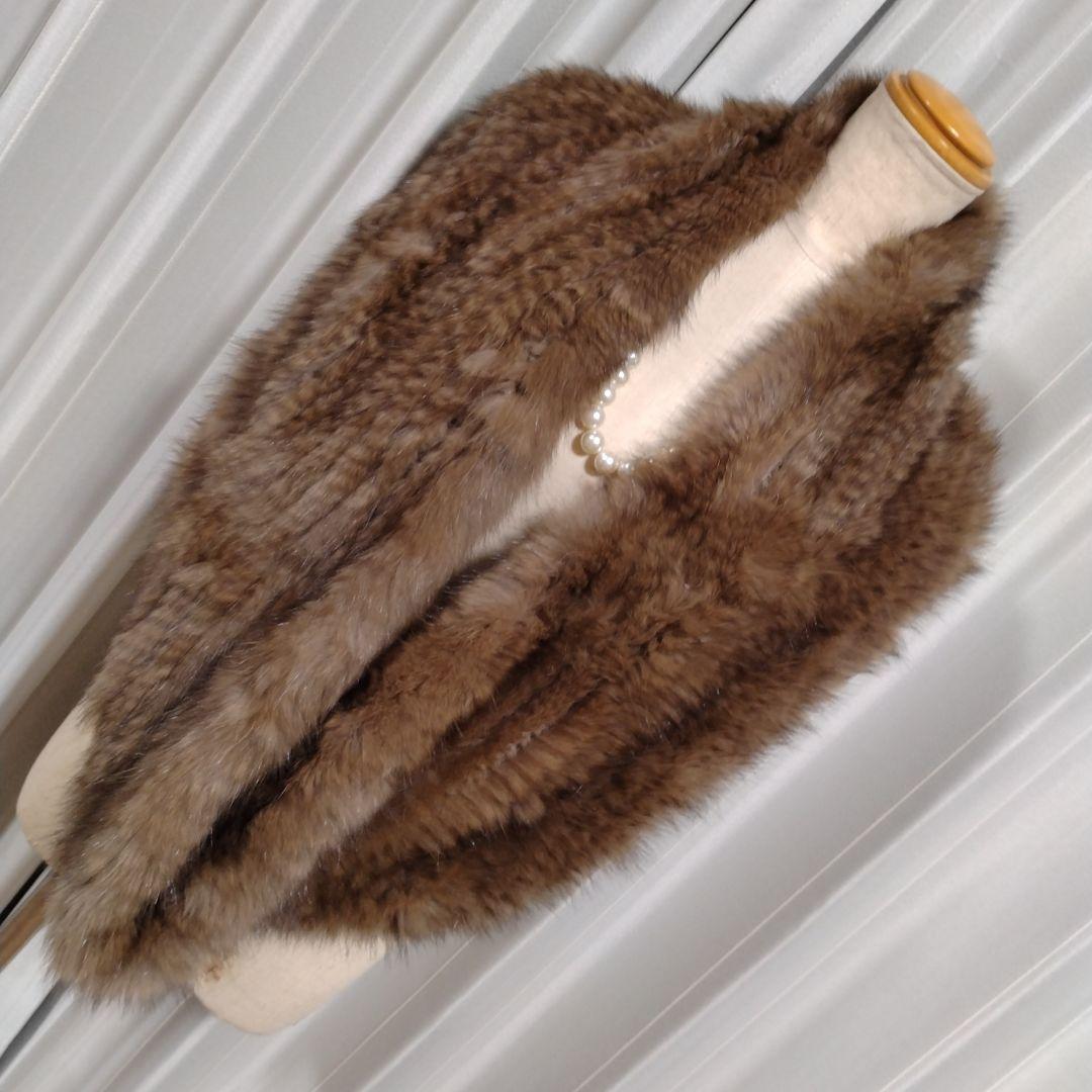 美品✩ムーンバット社✩ファビオラ✩ロシアンセーブル✩スヌード✩ファースヌード