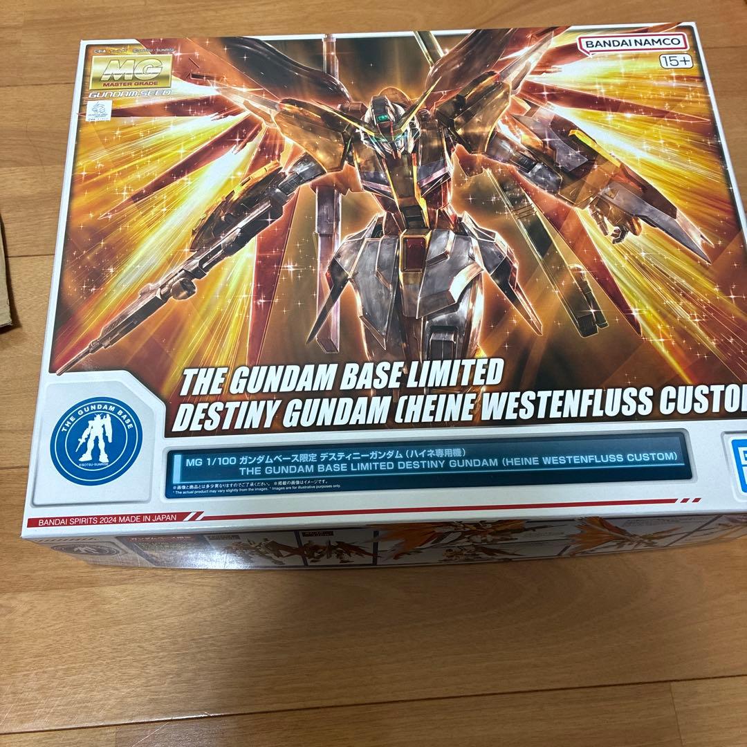 ガンダムベース限定　MG デスティニーガンダム（ハイネ専用機）