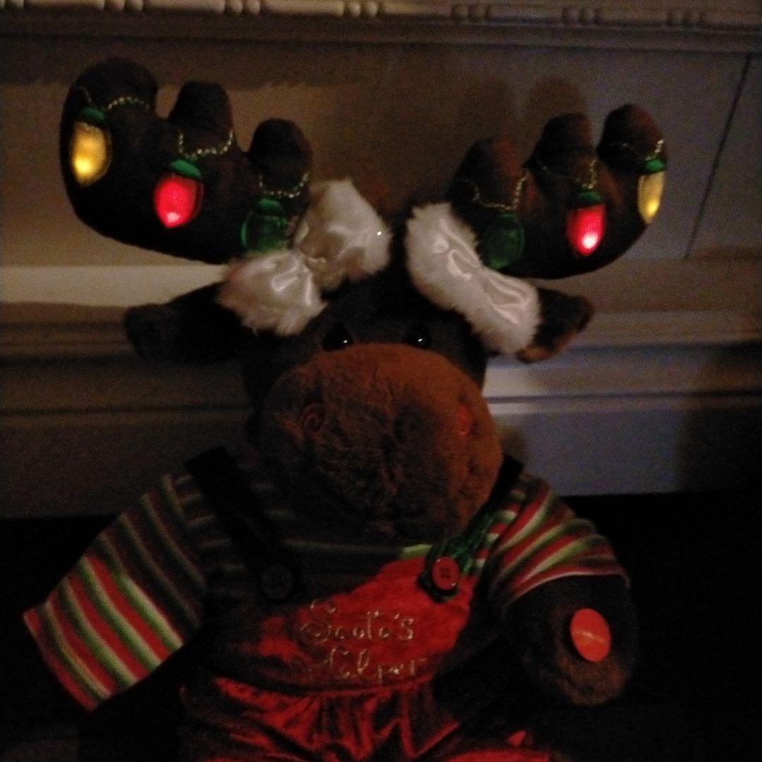 ビルドアベア クリスマスコスチューム付 トナカイぬいぐるみ 光る