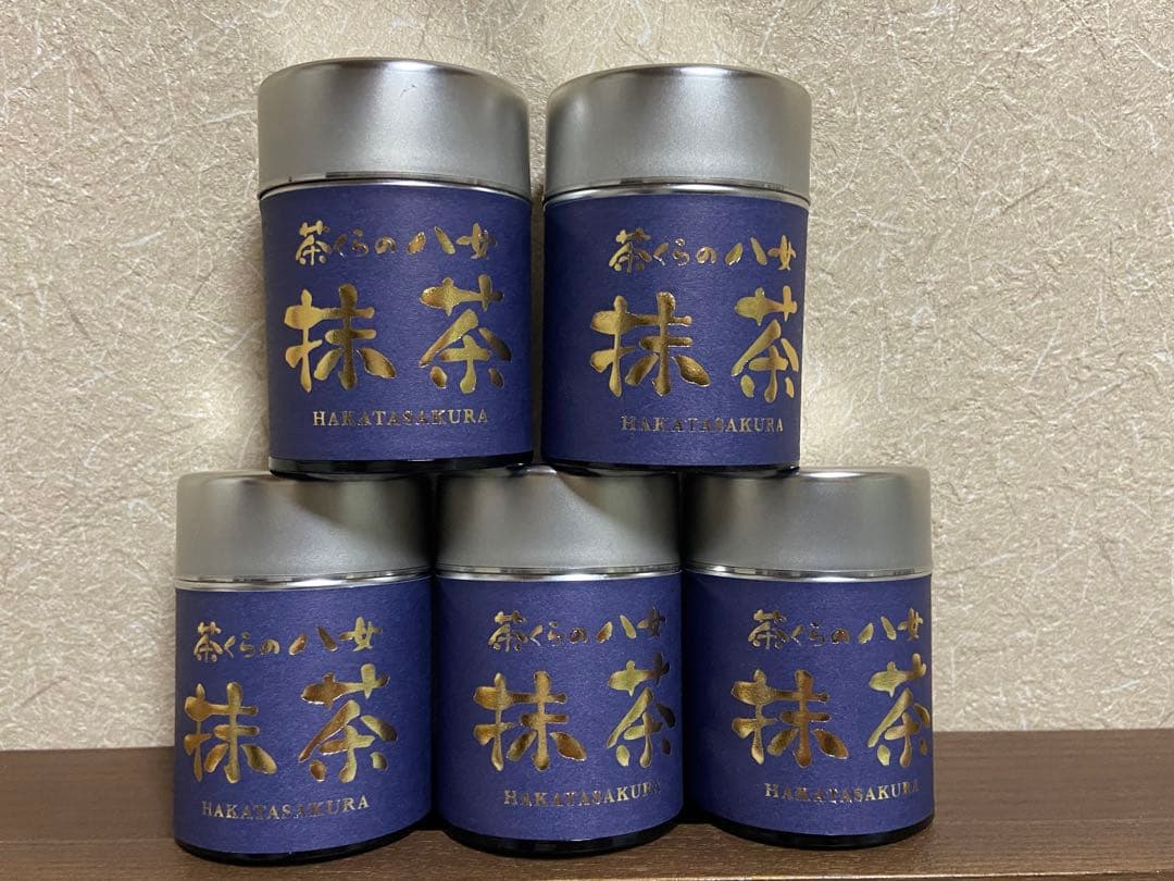 茶くらの八女 抹茶 5個セット 20g缶入り 茶くらの抹茶 20g（YAME Matcha) | hakatasakura