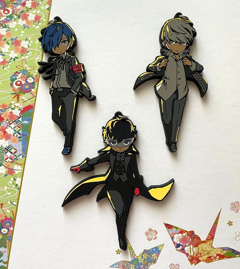 ペルソナQ2 アニメイト限定 ラバーストラップ P3 P4 P5 主人公 - メルカリ