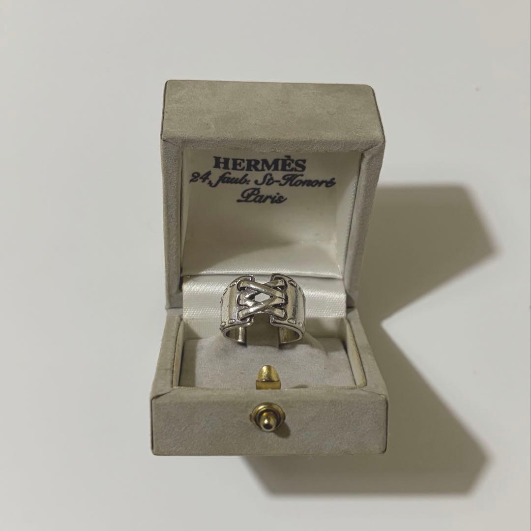 エルメス HERMES メキシコ リング シルバー925 サイズ51 HERMES エルメス メキシコリング 指輪 925 シルバー #51(約11号