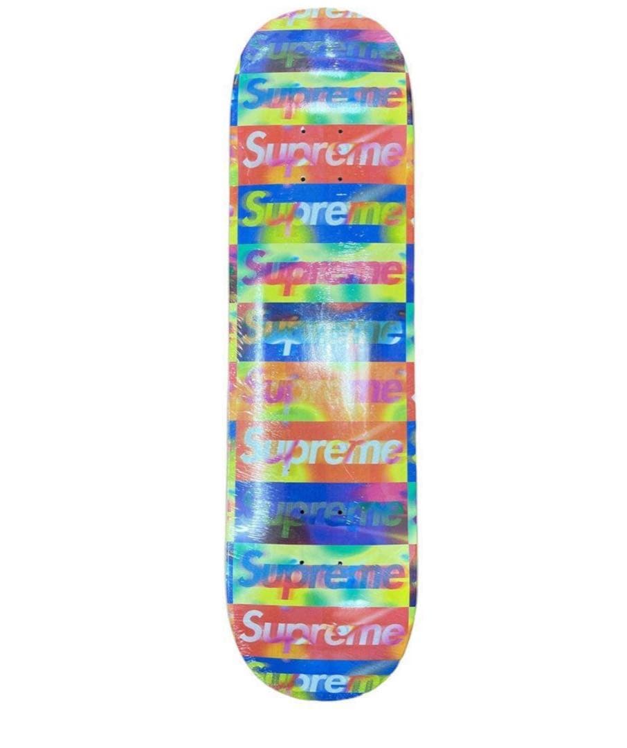 Supreme カラフルロゴ スケートボードデッキ SUPREME DISTORTED LOGO SKATEBOARD 8.375inch シュプリーム デッキ