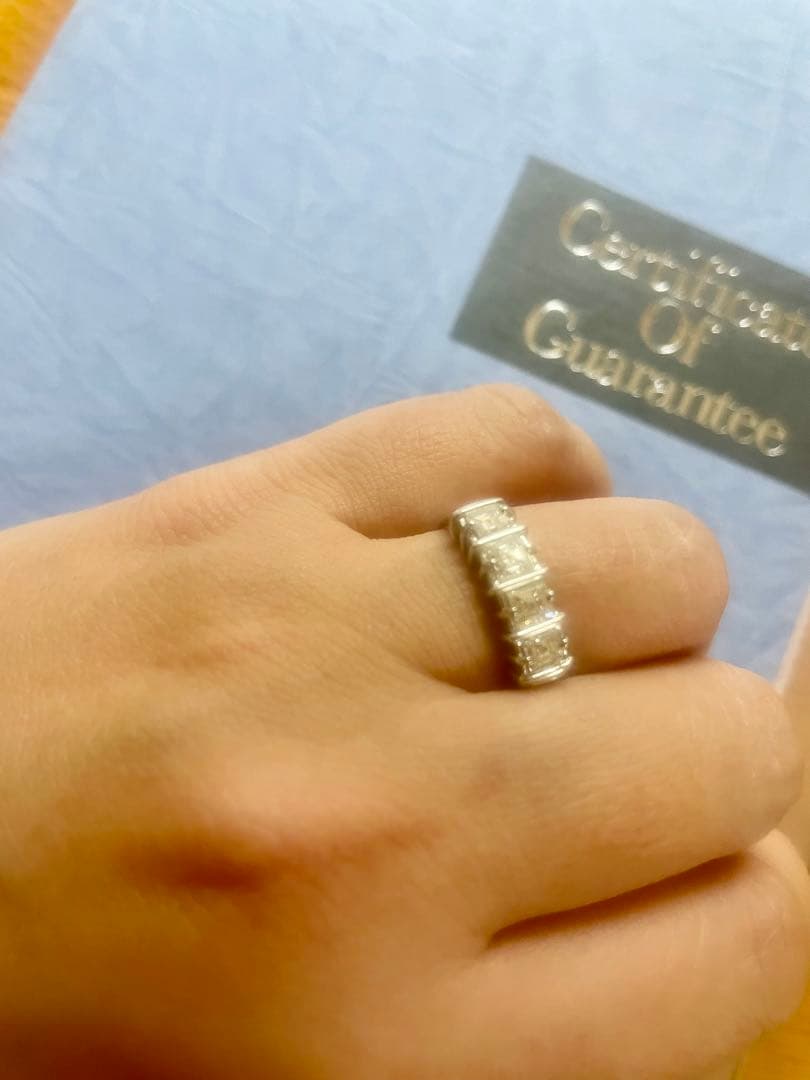 PT900プラチナダイヤモンドリング5.4g 1.07ct