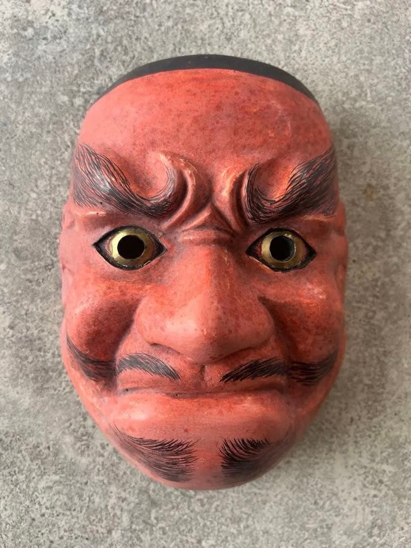 木彫のお面（おおべしみ）