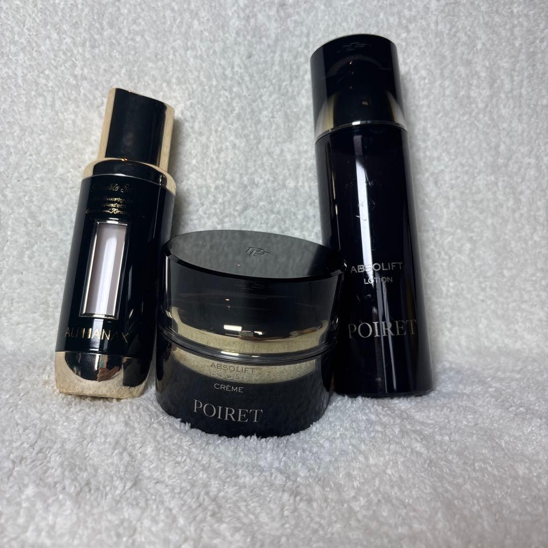 【韓国百貨店ブランド】POIRET 化粧水/クリーム＋Alphanax 美容液