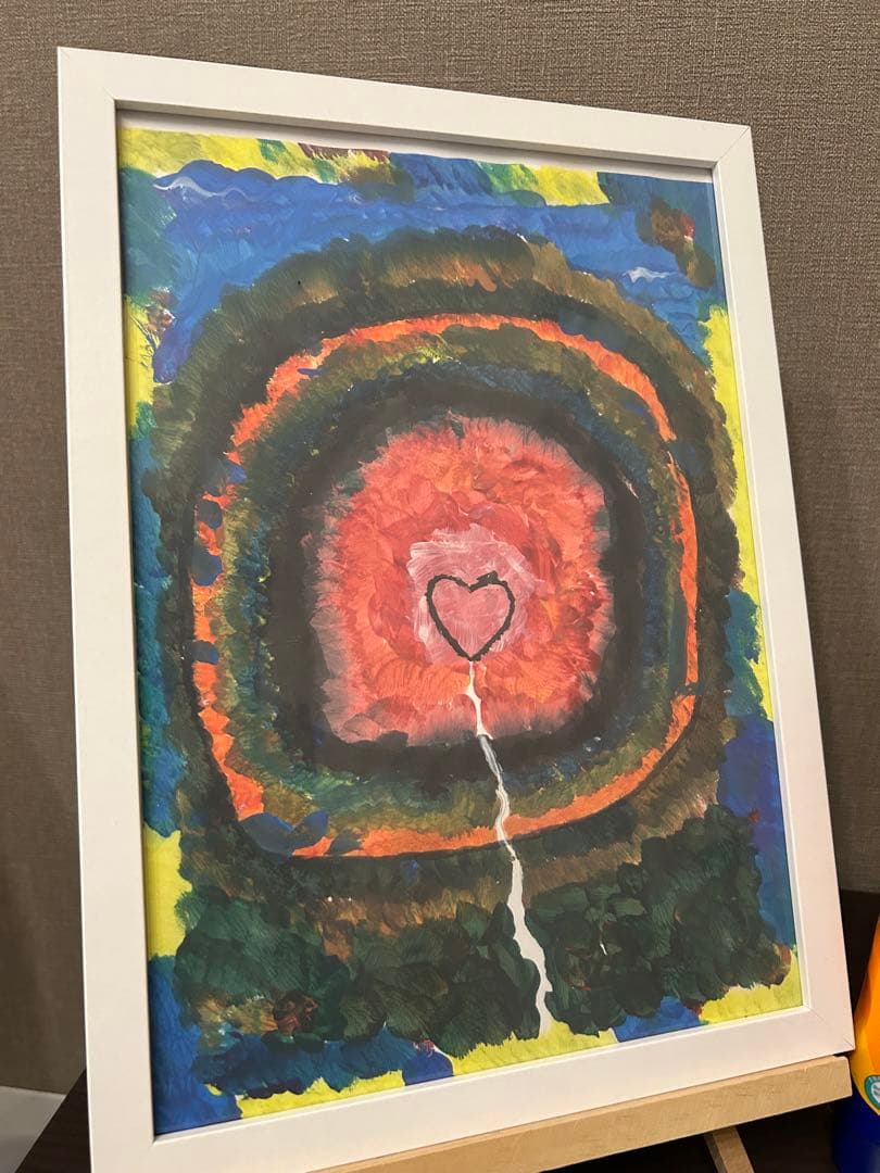 絵画　「距離感」　斎藤笑顔