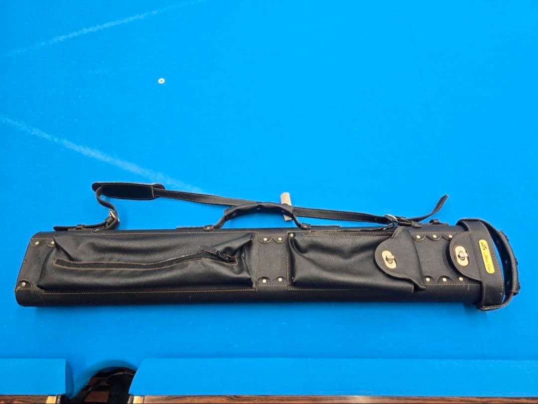 Mazz Cue ビリヤードケース 黒 キューケース Mezz MZ-35K 黒 ブラック (バット3本シャフト5本収納