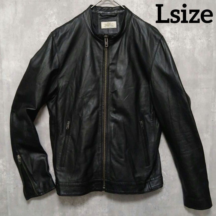 Lサイズ ジャーナルスタンダード 短丈 ラムレザー シングルライダースジャケット 楽天市場】ラムレザー ショート ステンカラー ブルゾン JOURNAL