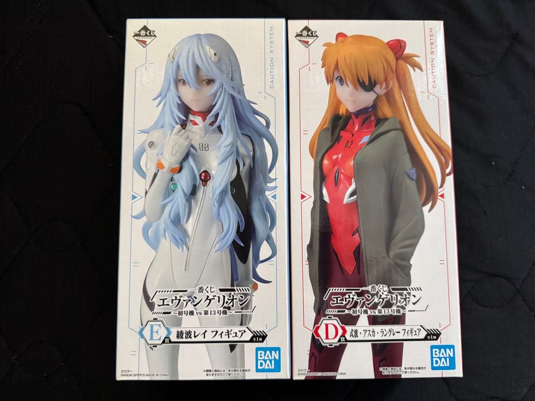 エヴァンゲリオン 初号機vs13号機　一番くじ 綾波レイ アスカ