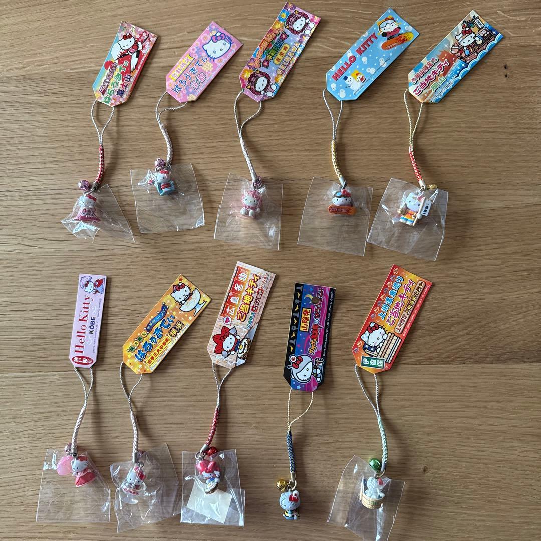 【値下げ】ハローキティ ご当地ストラップ 10個セット 楽天市場】キティ ご当地 ストラップの通販
