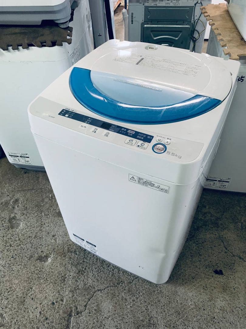 ✅SHARP 電気洗濯機✅ ✅ES-GE55P-A✅送料設置無料