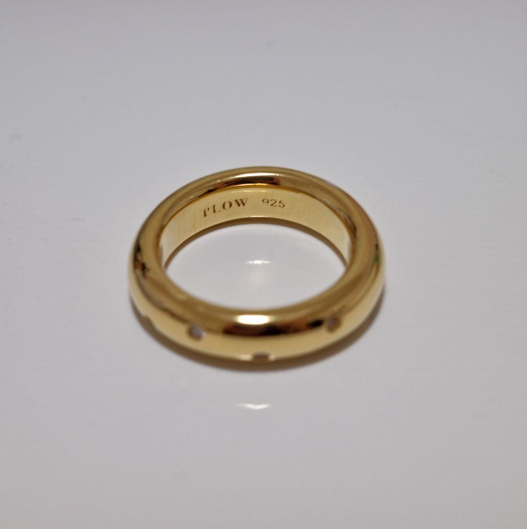 アクセサリー PLOW Drop Ring Diamond -Gold-