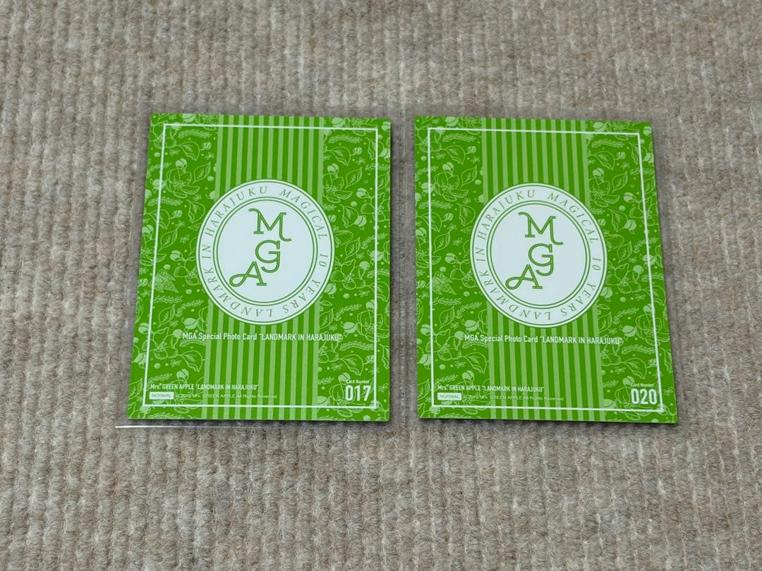 ◯Mrs. GREEN APPLE MGA ポプア フォトカ 17.20◯ - メルカリ
