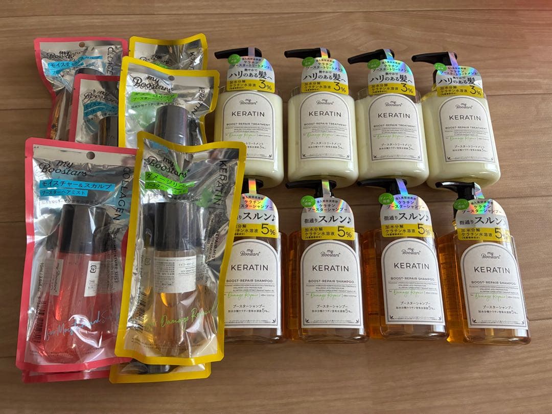 計16個myBoostars マイブースターズシャンプートリートメントヘアミスト