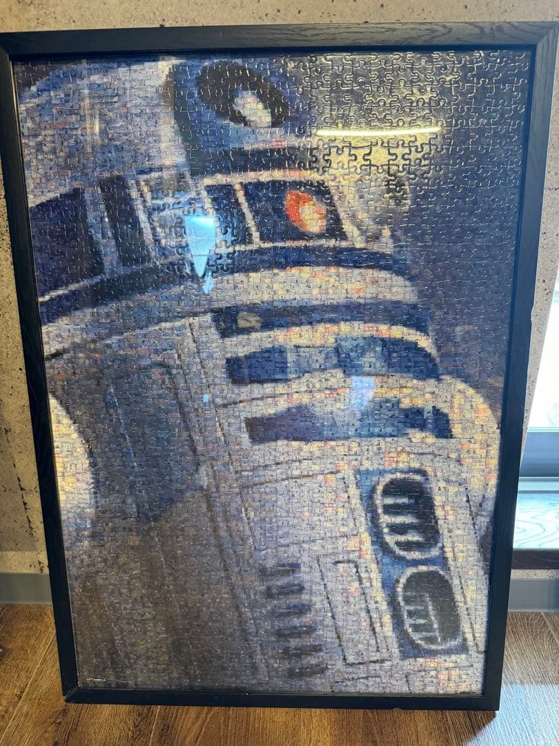 完成済み】スターウォーズ R2D2 1000ピース フォトモザイク パズル