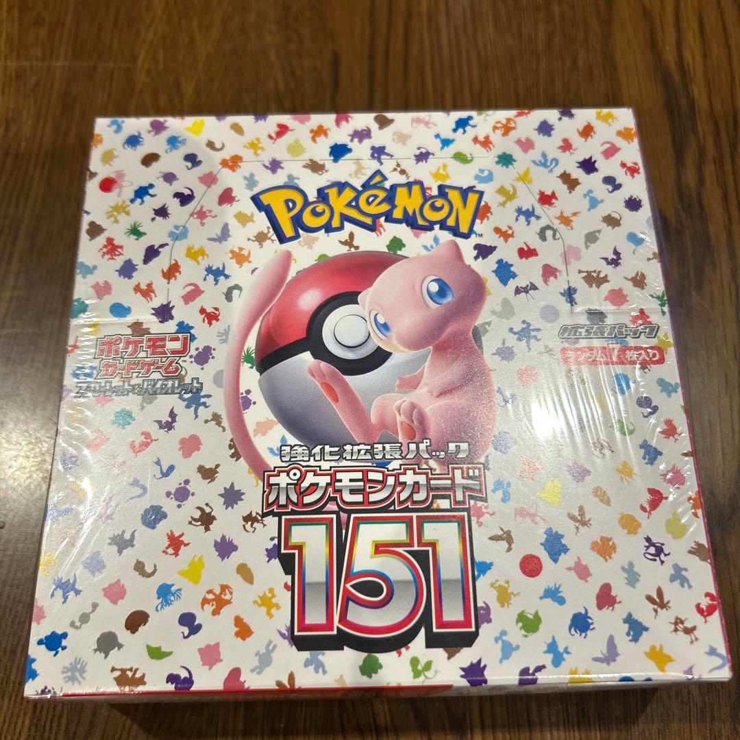 新品　ポケモンカードゲーム　ポケカ　box 151 ポケモン　ボックス　カード ポケモンカードゲーム ポケモンカード151 BOX シュリンク付き 新品 未