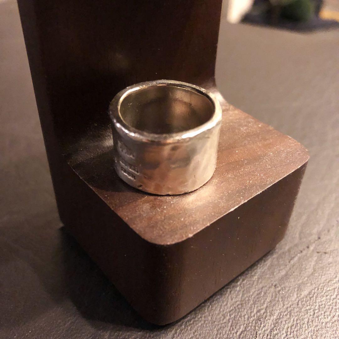 市松 シルバーリングsilver925 16号 edifice コラボ 指輪 - メルカリ