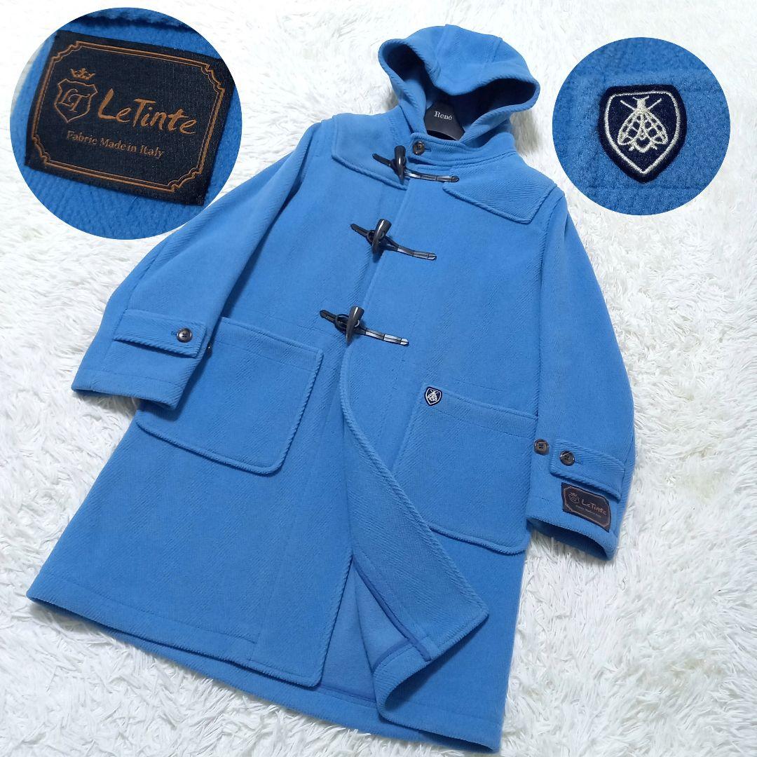 ●良品●　ORCIVAL　Le Tinte　ヘリンボーン　ダッフルコート　ブルー