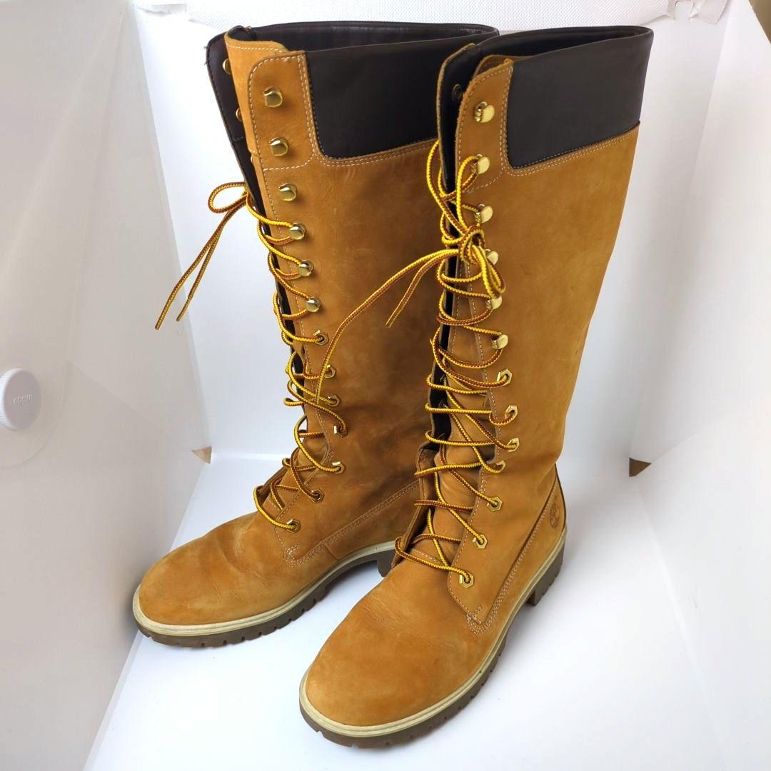 希少　Timberland　8M 26cm ロングブーツ　イエロー 　メンズ