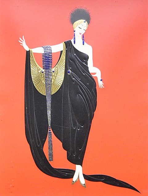 エルテERTE ルポーズシルクスクリーン