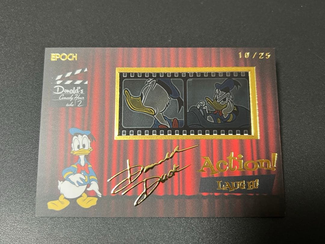 ドナルドダック　90周年　EPOCHシリアルカード
