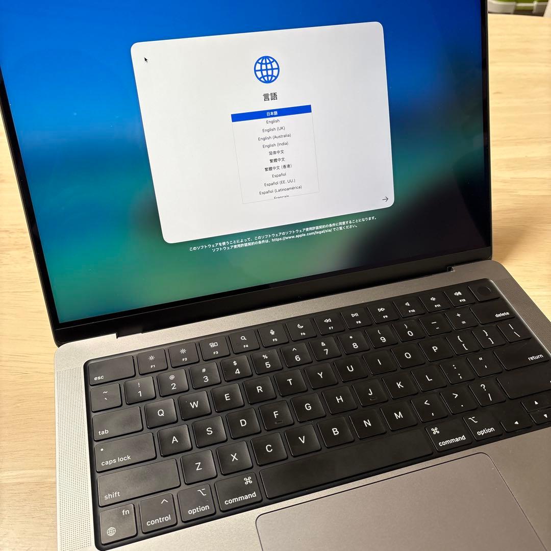 MacBook Pro M1 Max 64GB 1TB US配列 スペースグレイ