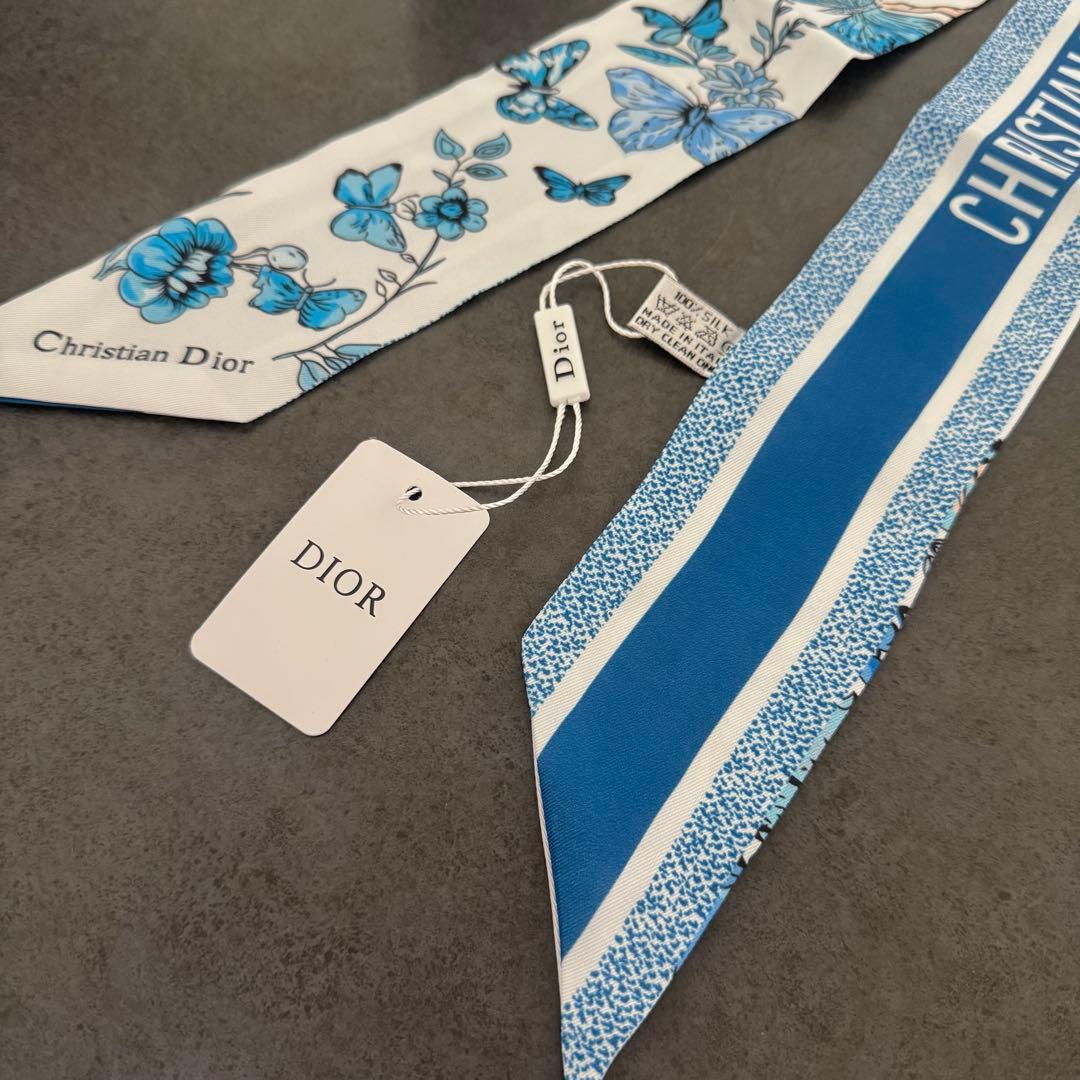 Dior ビューティ ノベルティ ミッツァ スカーフ ディオール ブルー