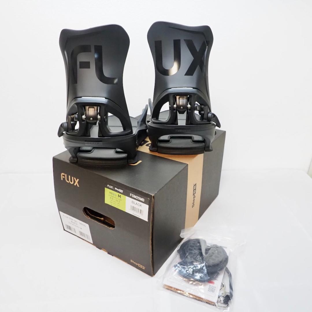 FLUX STEP ON Mサイズ　スノーボード ビンディング ブラック
