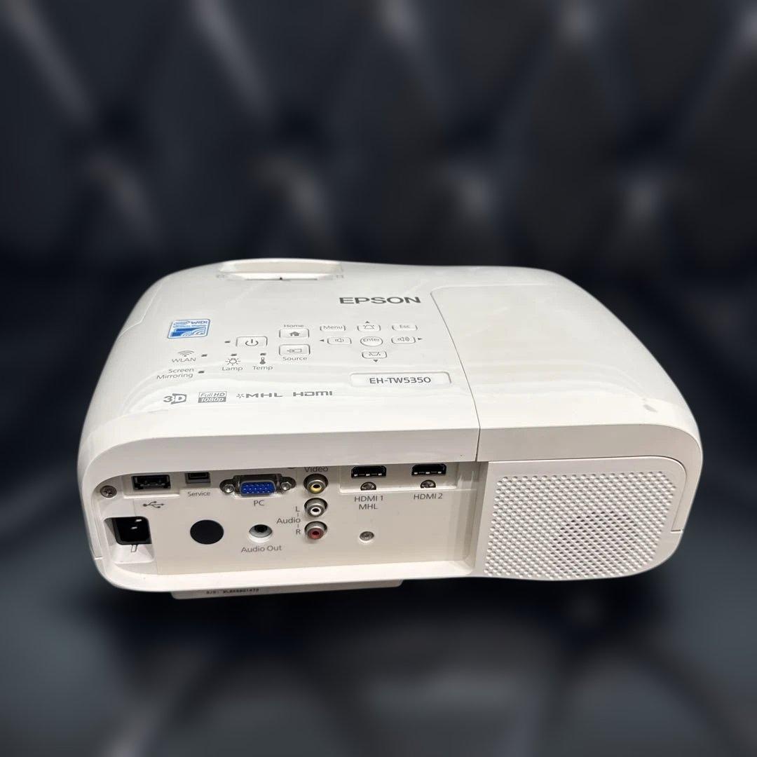 EPSON EH-TW5350 低使用132時間 極美品 / 純正ランプ - メルカリ