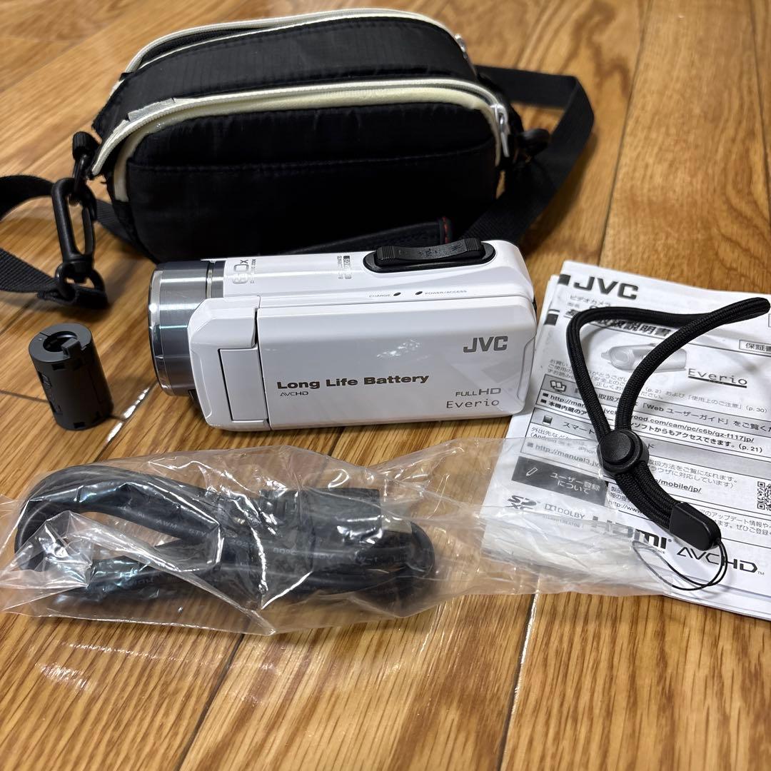 美品　JVC Everio GZ-F117 ビデオカメラ